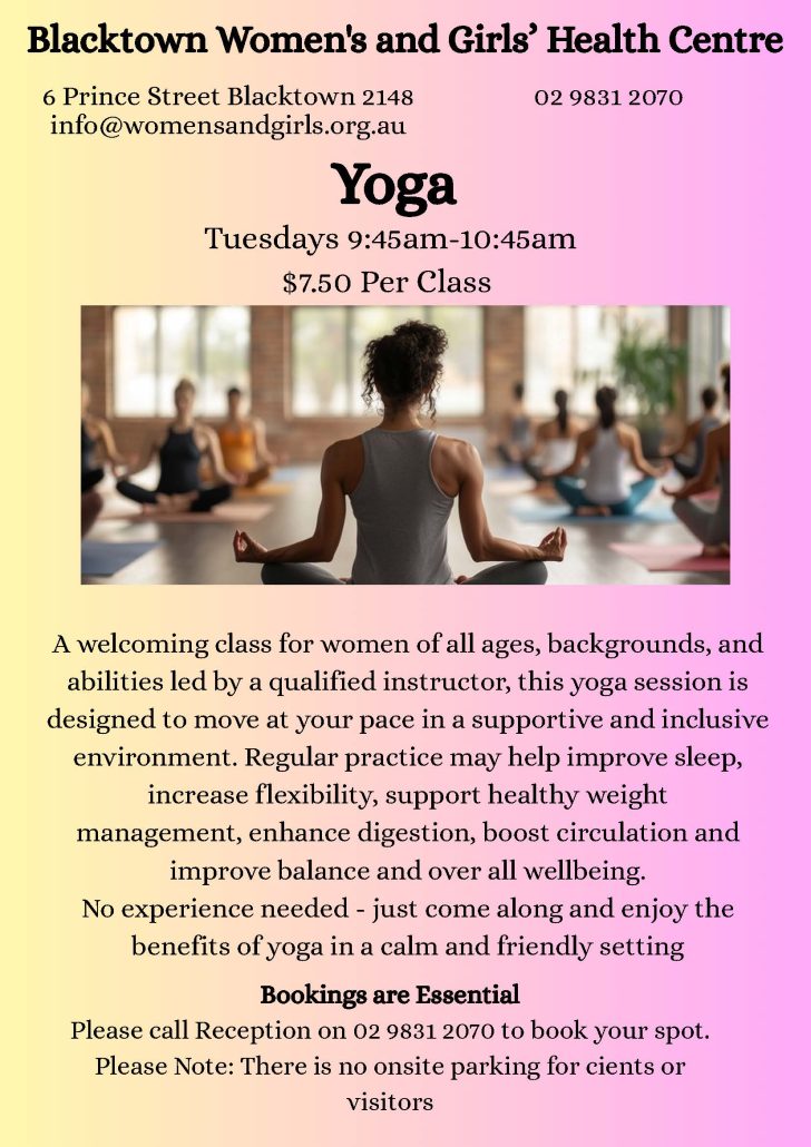 Yoga is back in Term 4!